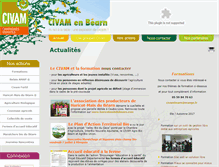 Tablet Screenshot of civam-bearn.org